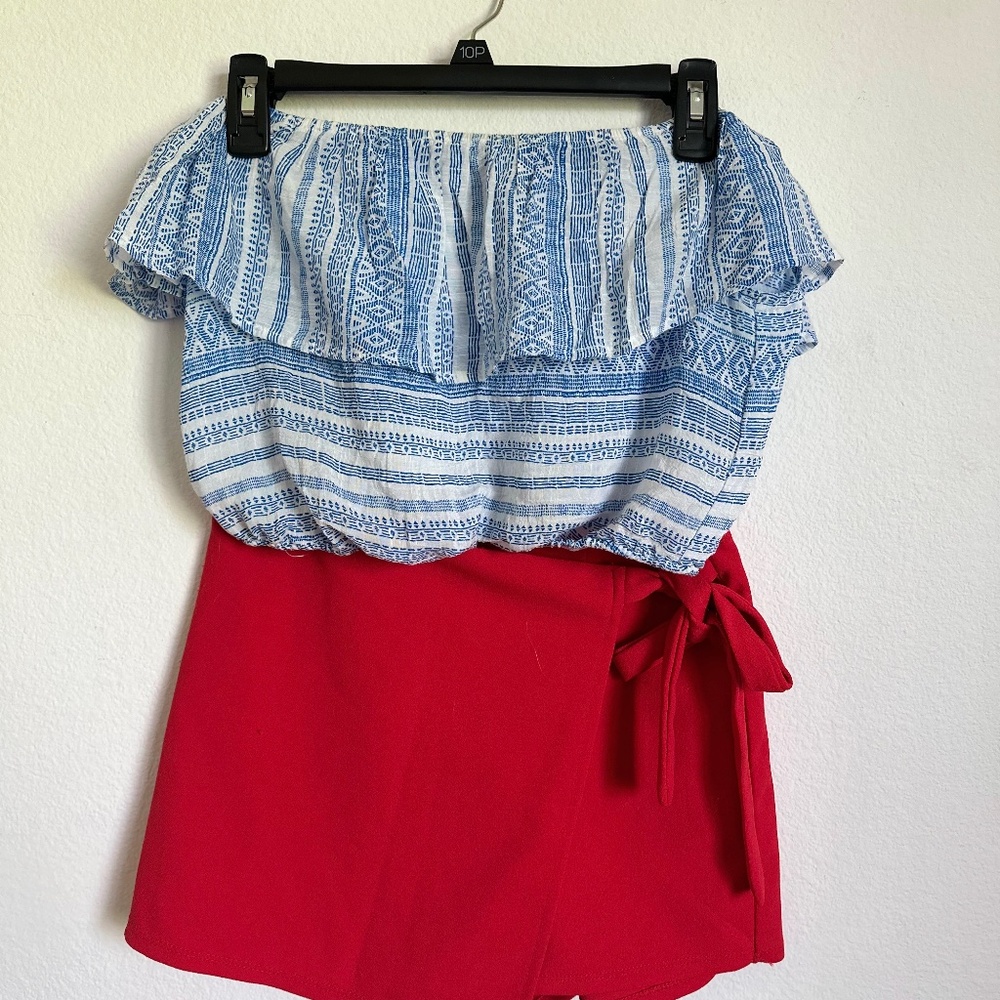 Forever 21 Red Skort